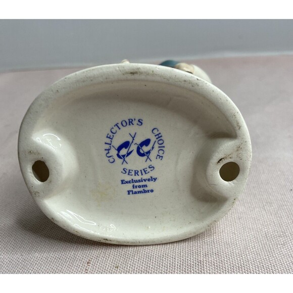 flambro collectors choice series ceramic shepard boy with sheep figurine - Picture 6 of 6